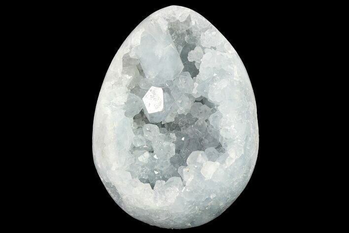 Crystal Filled, Celestine (Celestite) Egg - Madagascar #134615